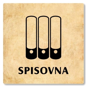 Spisovna, 148x148mm, pergamen, Nevada